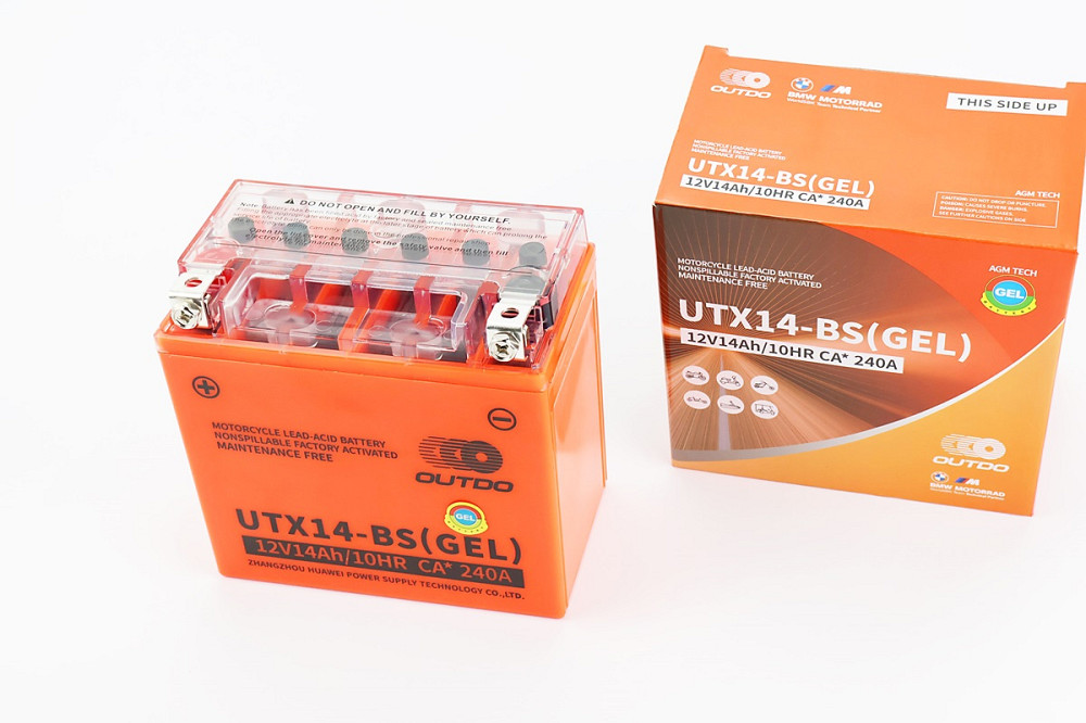 Акумулятор 12V14Ah UTX14-BS GEL (L150*W85*H145mm) Бершадь - фото 1