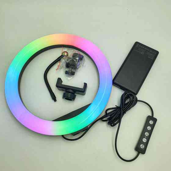 Кільцева лампа для стриму RGB LED RING MJ26, Лампочка кільцева, Кільцева лампа KN-211 кільцеву лампу Київ