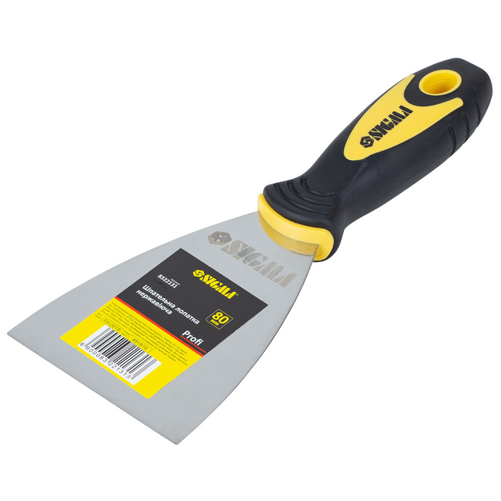 Шпательна лопатка неіржавка Profi 80 мм SIGMA (8322131) Київ - фото 1