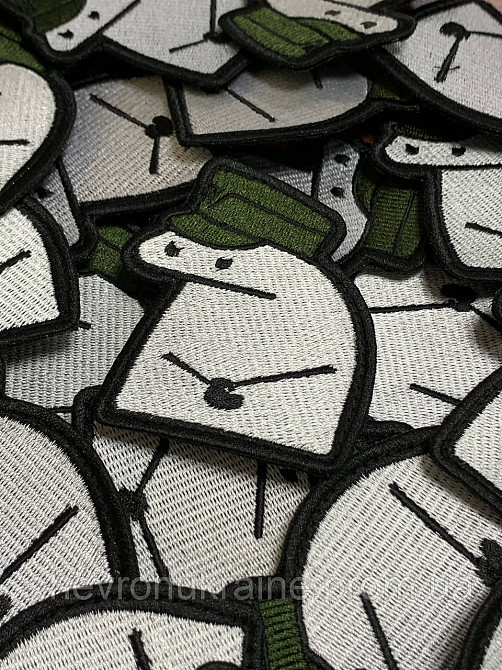 Шеврон Флорк солдат ЗСУ (Форма контурна. На липучці) Розмір 8x6.5см Київ - фото 3