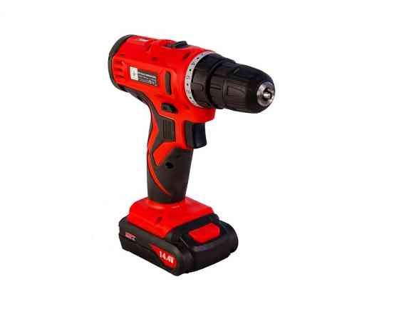 MPT Дриль-шуруповерт акумуляторний MPT 14.4 V Li-ion 1.3 Аг 2 швидкості 0-400/1450 об/хв 10 мм Коломыя