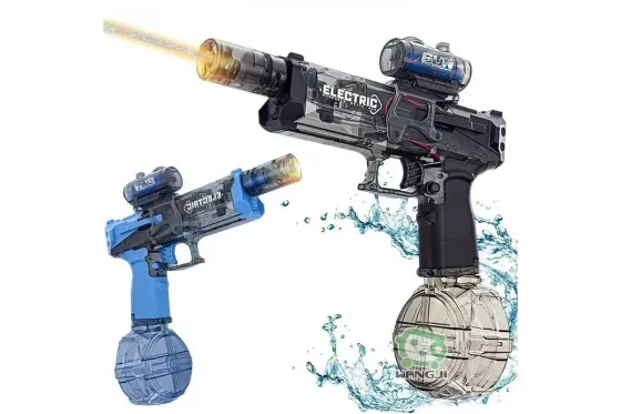 Водяной пистолет Электрическая/цветная подсветка, обойма 500мл, водный пистолет с подсветкой Коломыя