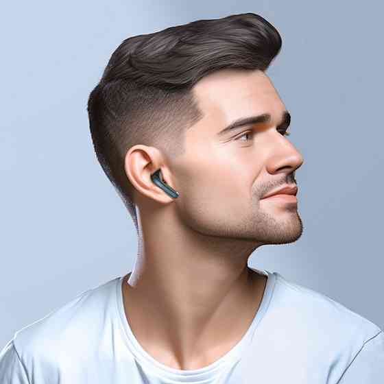 Бездротові навушники HOCO EQ5 Energy true wireless ANC+ENC noise reduction BT headset Black Київ