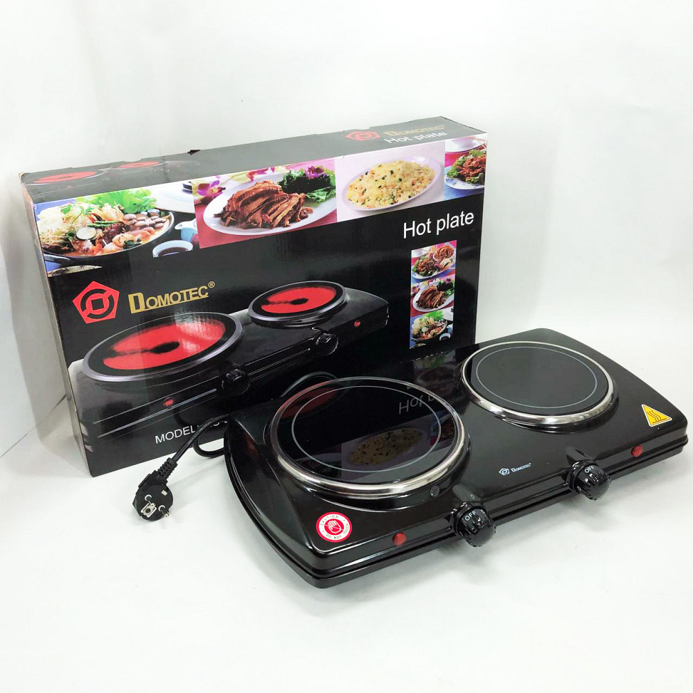 Настольная плита для готовки еды Domotec MS-5852 1200 Вт, Плита переносная для дома BQ-39 Львов - изображение 10