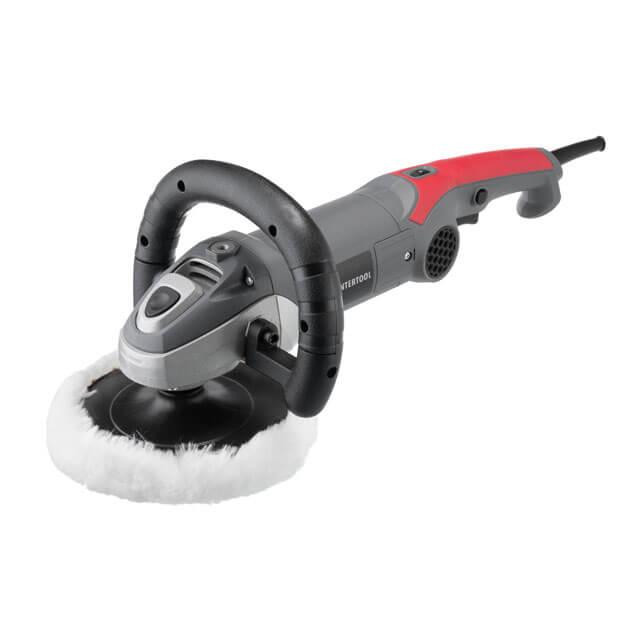 Машина полировальная, 1.4 кВт, 1000-3000 об/мин, 180 мм INTERTOOL DT-0280 Киев - изображение 1