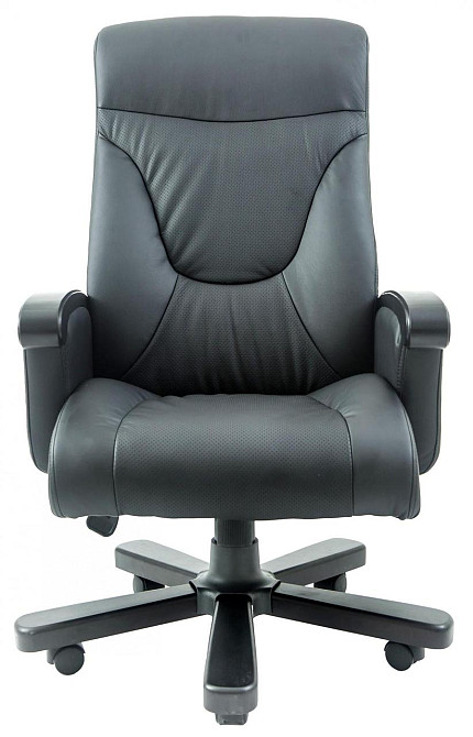 Офісне Крісло Керівника Richman Boss Шкіра Lux Wood М3 MultiBlock Чорний Дніпро - фото 2