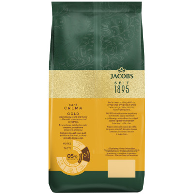Кофе Jacobs Crema Gold в зернах 1 кг (8711000539217) Винница - изображение 3