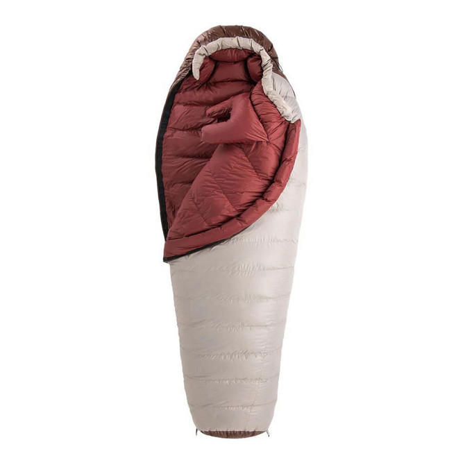 Спальник з натуральним пухом Naturehike Snowbird NH20YD001, p-р L, коричневий 980 г Киев - изображение 2