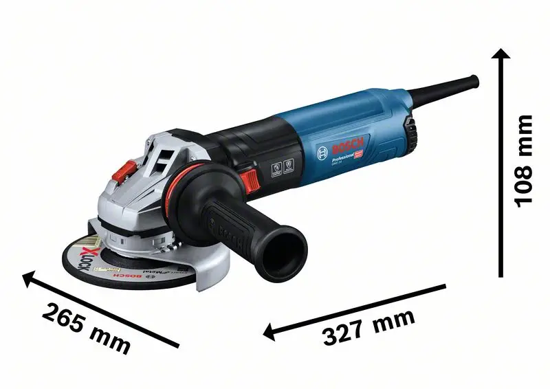Професійна болгарка Bosch GWS 14-125 S : 1400 Вт, диск 125мм, з регулюванням обертів Київ - фото 2