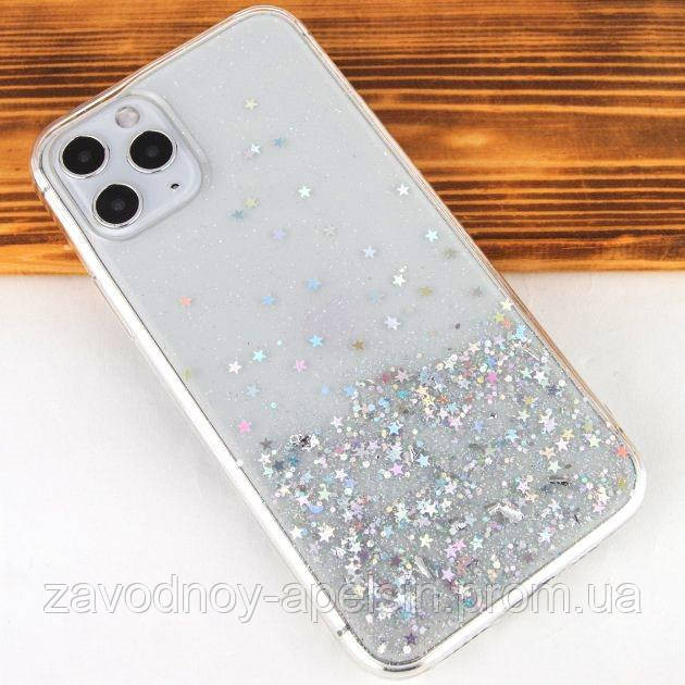 IPhone 11 Pro Max Чохол прозорий Блискітки Stars Одеса - фото 1