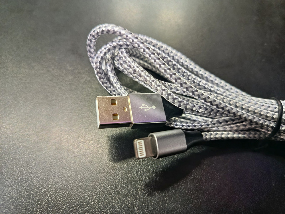 Кабель ZNBTCY USB – Lightning 3м Луцк - изображение 2