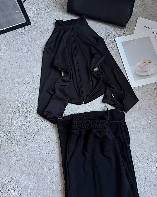 Женский стильный повседневный костюм двойка двунить Одесса - изображение 6