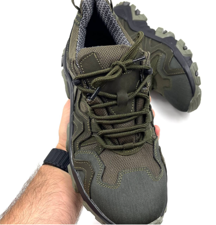 Тактичні чоловічі демісезонні оливкові кросівки Gore-Tex військові кросівки з посиленим носком Львів