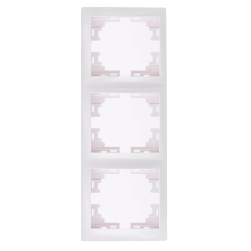 MIRA білий Рамка вертикальна 3-а без вставки Лезард Житомир - фото 1