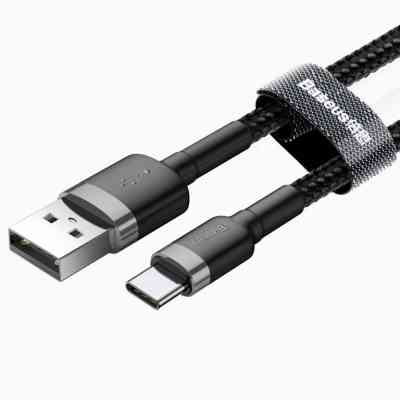 Дата кабель USB 2.0 AM to Type-C 1.0m Black-Grey Baseus (491798) Вінниця