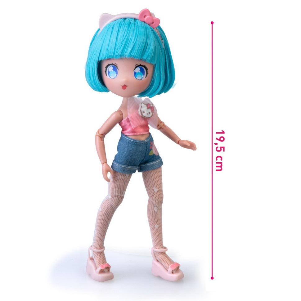 Дитяча лялька "Красуня Пінк на скутері" 4SF Manga Dolls HKTF3000 серії "Hello Kitty" Вінниця - фото 5
