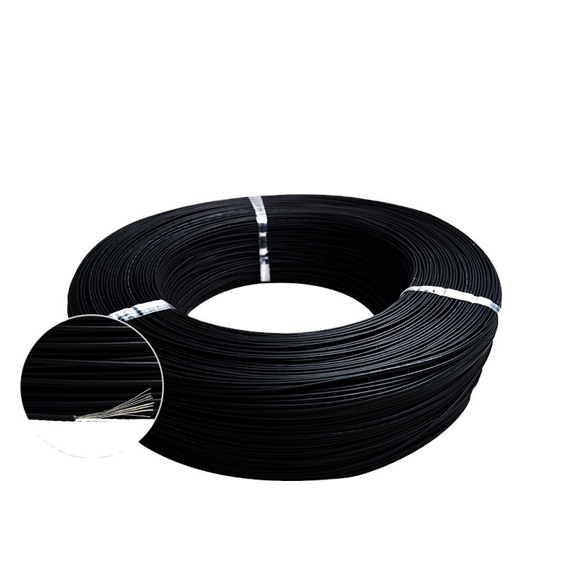 Мідний гнучкий провід 12AWG 4.5 мм 600В 100 м у силіконовій ізоляції, чорний Київ - фото 12