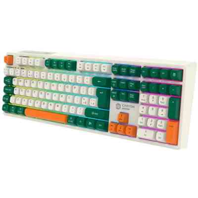 Клавиатура Canyon Shadder GKW-11 RGB Silent Wireless/Bluetooth/USB UA White (CND-SKBW11) Винница