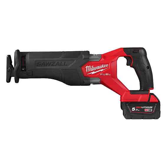 Пила шабельна акумуляторна MILWAUKEE, M18 FHZ-502X (+зар.пр., 2 акум.Х 5Аг, HDкейс) Одеса