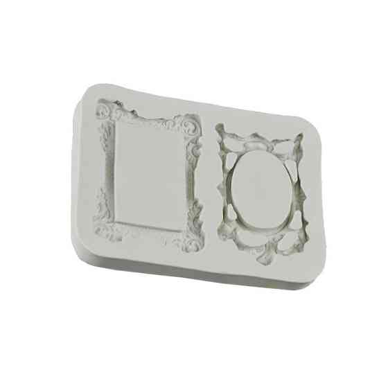 Силиконовая форма Рамки 70 на 95 мм серый Киев