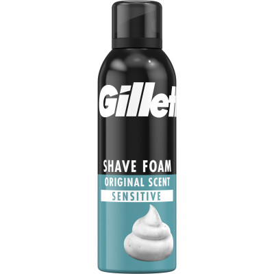 Пена для бритья Gillette Classic Sensitive 200 мл (3014260228682) Винница - изображение 1