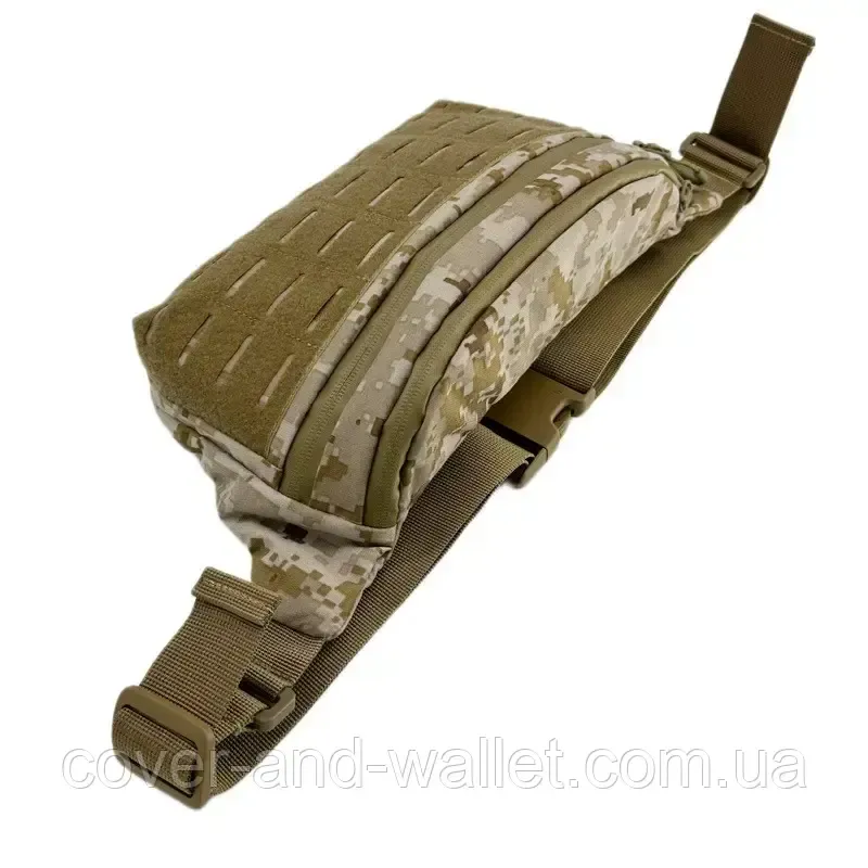 Большая тактическая сумка бананка с велкро desert multicam (АОР-1) Киев - изображение 3