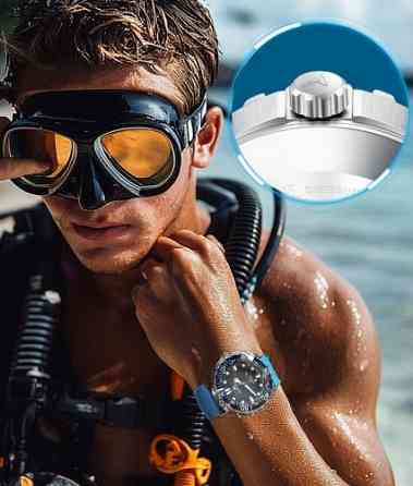 Годинник чоловічий наручний North Edge Triton 30 Bar (Сріблястий) Київ