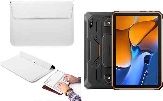 Чехол-конверт VitoCase для Blackview Active 8, 8 Pro, с функцией подставки для планшета Белый Киев