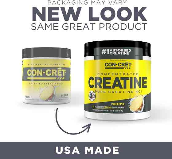 Креатин гидрохлорид Con-Cret Patented Creatine HCl, 61.4 g (Pineapple) Луцк