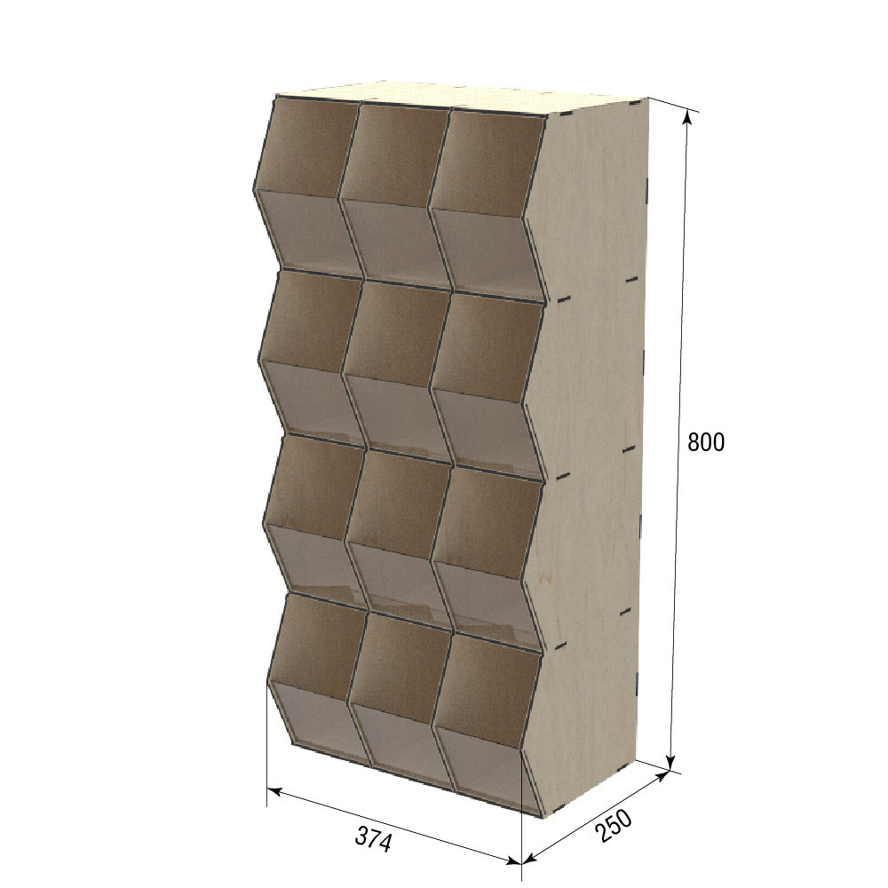 Диспенсер EKOSTAR для конфет, снеков, орехов, крупы на 12 ячеек Киев - изображение 4