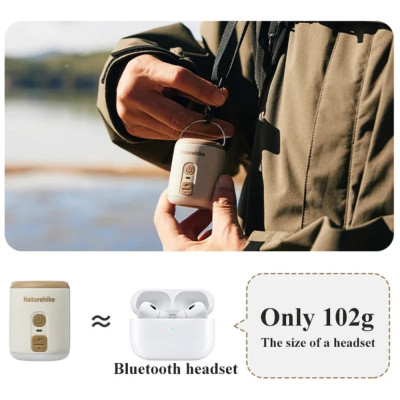 Насос для надувних меблів Naturehike CNK2300DQ022 + нічник + вентилятор, бежевий (6976507665971) Вінниця - фото 5