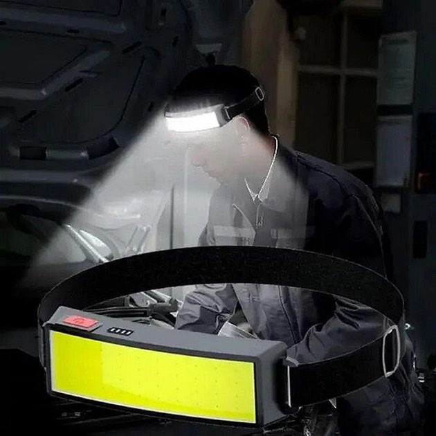 Ліхтар на лоб акумуляторний світлодіодний із зарядкою, Налобний ліхтар для електрика NJ-87 Львів - фото 7