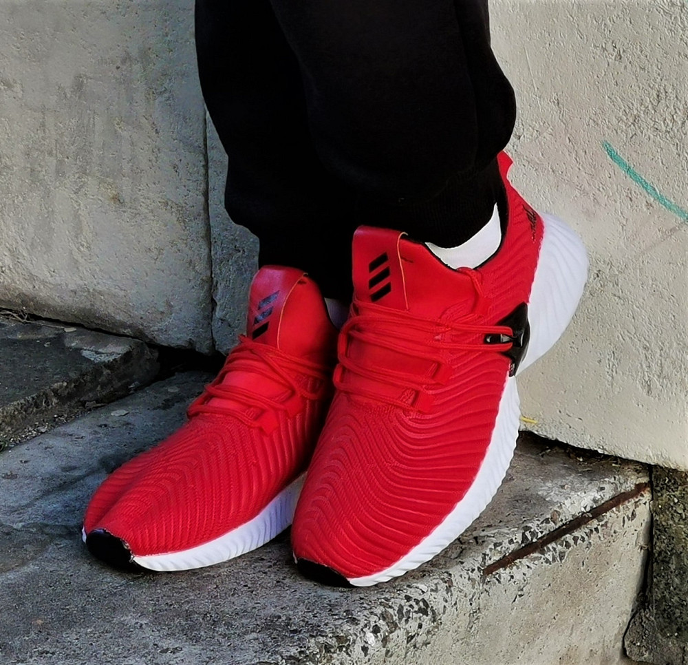 Кроссовки Мужские Adidas Alphabounce Красные Адидас (размеры: 41,42,43,44,45) Видео Обзор Днепр - изображение 8