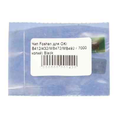 Чип для картриджа OKI B412/432/MB472/MB492 Black Foshan (CHIP-OKIB412-FSH) Винница