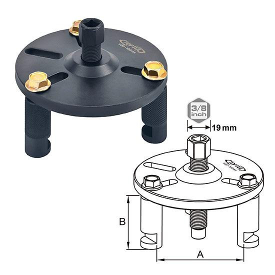 Знімач шестерні розподільного валу універсальний d60-100мм JGAI0504 TOPTUL Чернігів - фото 2