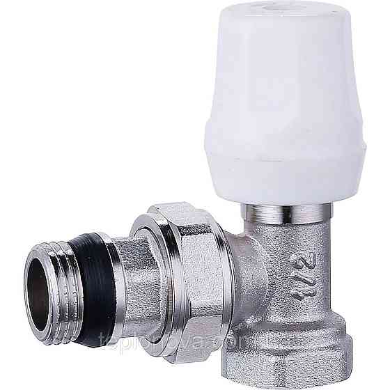 Кран радіаторний кутовий Q PROFESSIONAL 1/2" NV-QP5005 вентильний з ущільнювачем Чернівці