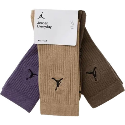 Шкарпетки Nike U ED CUSH POLY CREW 3PR 144 DX9632-905 42-46 3 пари Коричневий/Фіолетовий (196153838093) Вінниця - фото 3