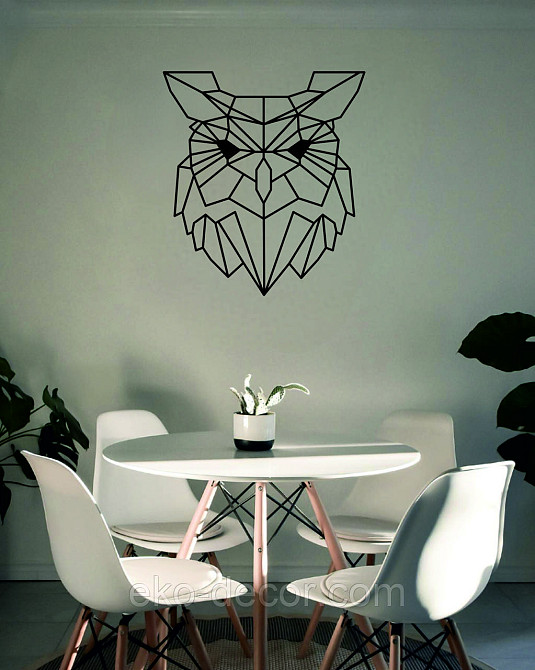 Настенный декор Панно «Сова» Декор на стену 70*63 см, Черный Киев - изображение 4