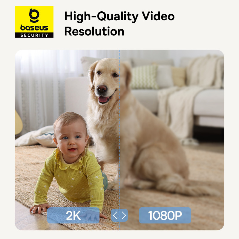IP-камера відеоспостереження Baseus Security P1 Series Indoor 3MP OS White EU Киев - изображение 10