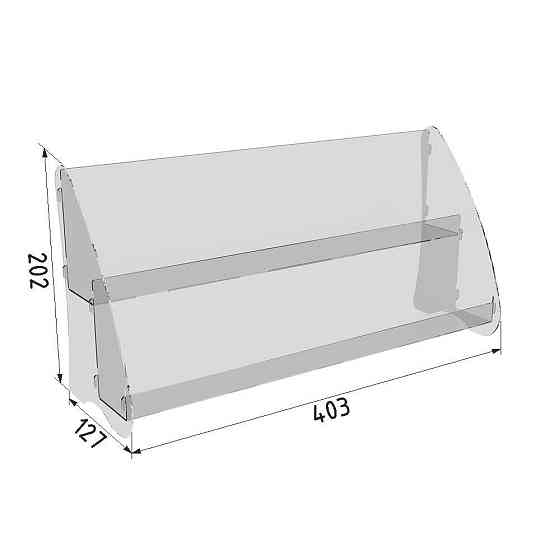Горка подставка EKOSTAR двухярусная 403х202х127 Киев