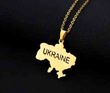 Молодіжний кулон на ланцюжку Ukraine Київ