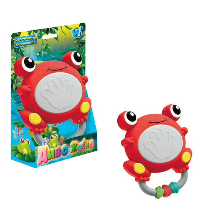 Музична підвіска WToys українська мова 6 пісень 6 казок мелодії підсвічування намистини Червона (82669) Чернигов - изображение 1
