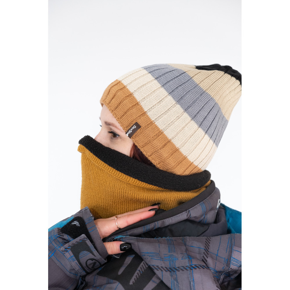 Водонепроницаемая туристическая шапка Dexshell Beanie Gradient (56-58см) Песочный Киев - изображение 7