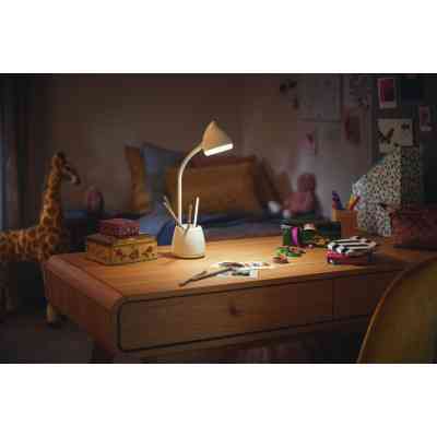 Настільна лампа Philips LED Reading Desk lamp Hat 4.5W, 3000/4000/5700K, 1800mAh (Lithium battery), білий (929003241007) Вінниця
