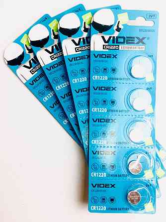 Батарейка літієва VIDEX CR1220 5 pcs BLISTER CARD Київ