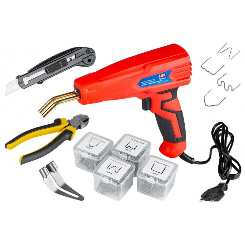 Набір для ремонту та паяння пластика — паяльник для пластика, паяльники для пайки бамперів і авто‑деталей Львів - фото 1