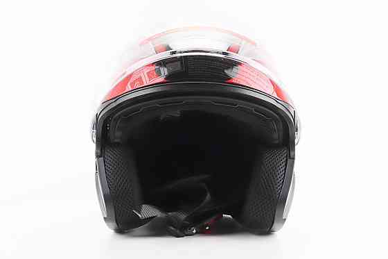 Шолом відкритий+відкидні окуляри BLD-708 М (57-58см), ЧОРНО-ЧЕРВОНИЙ "Raptor" Киев