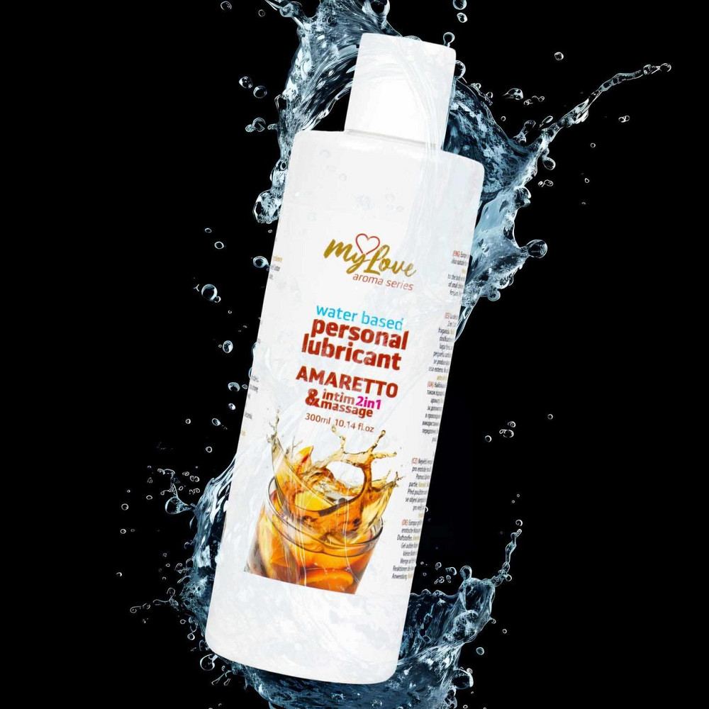 2в1 лубрикант та масажний гель - MyLove Aroma Series Intim&Massage Amaretto, 300 мл Sex Aura Київ - фото 4
