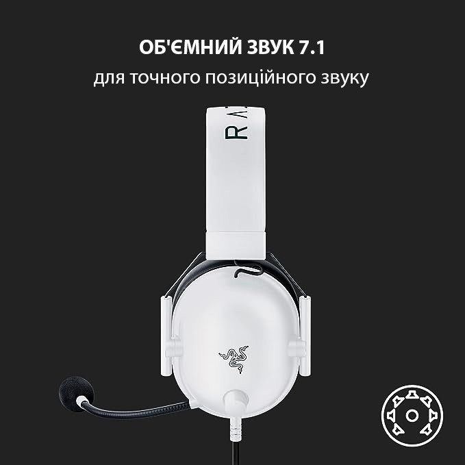 Гарнітура Razer BlackShark V2 X White (RZ04-03240700-R3M1) Білий Харків - фото 10