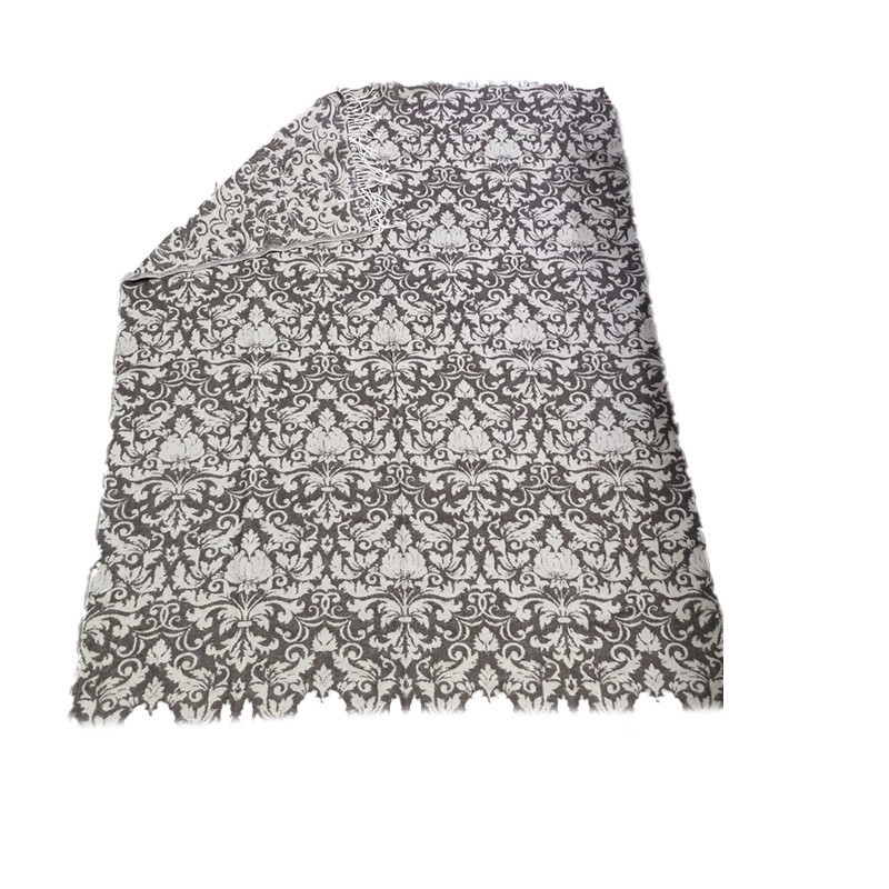 Плед бавовняний 140×200 ажур коричневий 13 Киев - изображение 2